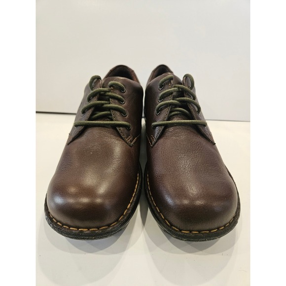 Born Women Brown Leather Lace Up Oxfords Shoes W61300 Size 9.5 41 - Picture 3 of 12
